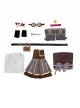 Vtuber Ace Taffy Outfit Halloween Cosplay Costume Full Set