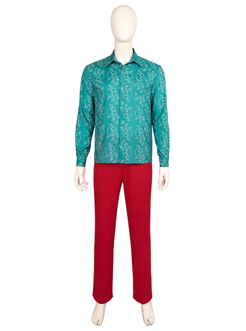 Joker 2 Folie à Deux Arthur Fleck Red Suit Halloween Cosplay Costume Set Without Wig Without Shoes