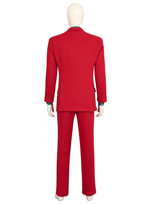 Joker 2 Folie à Deux Arthur Fleck Red Suit Halloween Cosplay Costume Set Without Wig Without Shoes