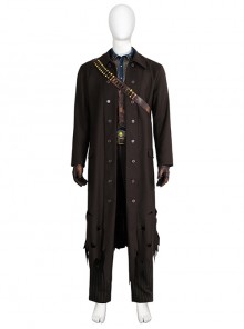 TV Drama Fallout The Ghoul Cooper Howard Halloween Cosplay Costume Set Without Shoes Without Hat