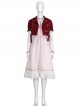 Final Fantasy VII Remake Aerith Gainsborough Updated Version Halloween Cosplay Costume Set Without Shoes
