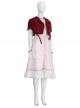 Final Fantasy VII Remake Aerith Gainsborough Updated Version Halloween Cosplay Costume Set Without Shoes