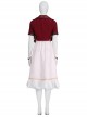 Final Fantasy VII Remake Aerith Gainsborough Updated Version Halloween Cosplay Costume Set Without Shoes
