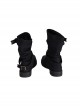 Final Fantasy VII Remake Aerith Gainsborough Updated Version Halloween Cosplay Accessories Black Shoes