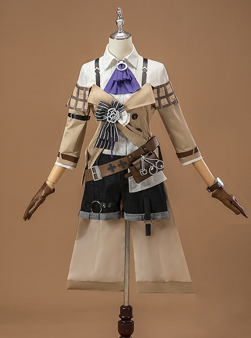 Game Honkai Impact 3 Fu Hua Outfit Hawk Of The Fog Halloween Cosplay Costume Set Without Shoes