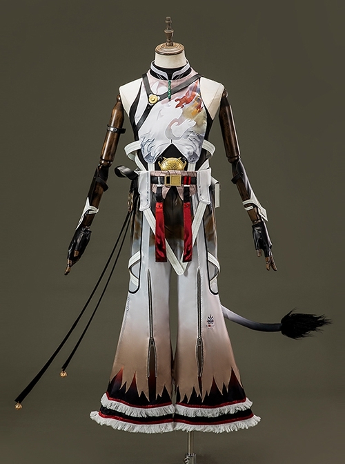 Game Wuthering Waves Lingyang Outfit Halloween Cosplay Costume Full Set