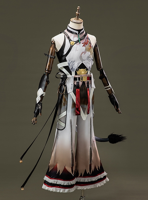 Game Wuthering Waves Lingyang Outfit Halloween Cosplay Costume Full Set