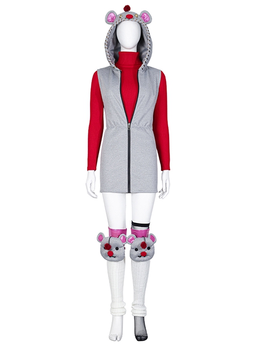 Game Apex Legends Wattson Skin Kupo Power Halloween Cosplay Costume Set Without Shoes