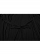 Black V Neck Stretch Knit With Lace Gothic Bat Silhouette Dress