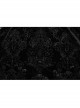 Gorgeous Black Embossed Velvet Stitching Layered Lace Front Eyelet String Decoration Gothic Style Fishtail Skirt