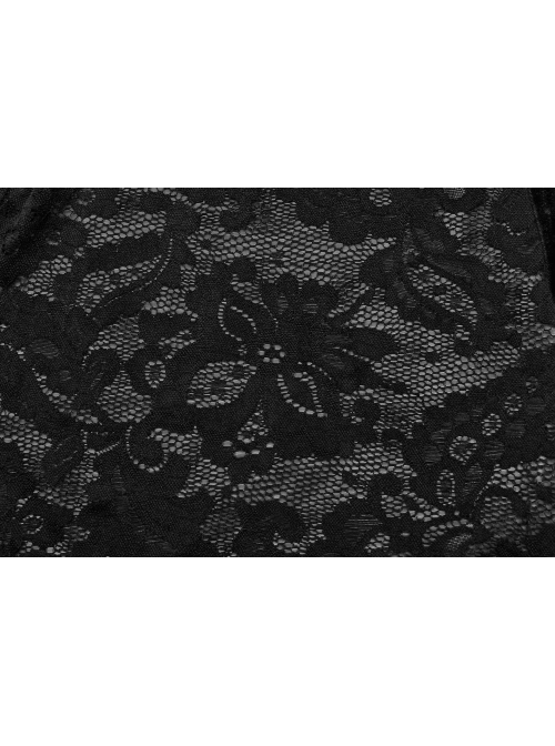 Sexy Black Velvet Lace Fabric With Heart Pattern On The Chest And Fishtail Suspenders Gothic Style Adjustable Sleeveless Dress