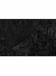 Black Lace Irregular Hole Knitted Back Panel Adjustable Tie Rope Gothic Style Open Collar Long Sleeve Dress