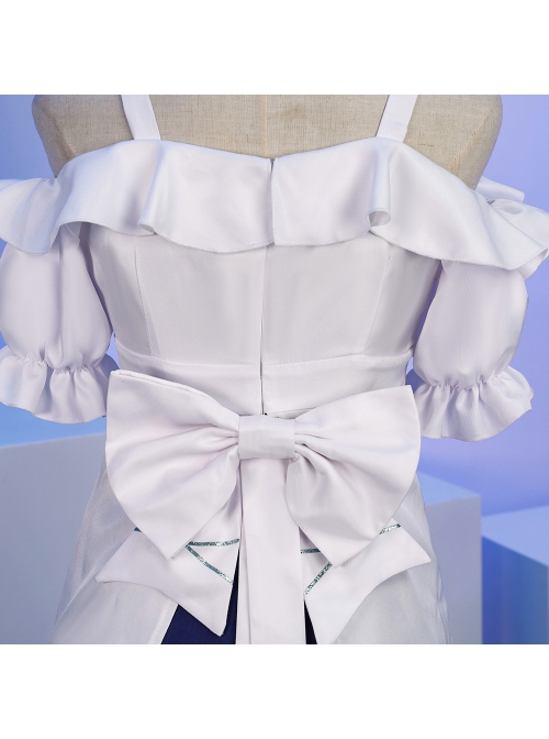 Game Genshin Impact Clervie Halloween Cosplay Costume Full Set
