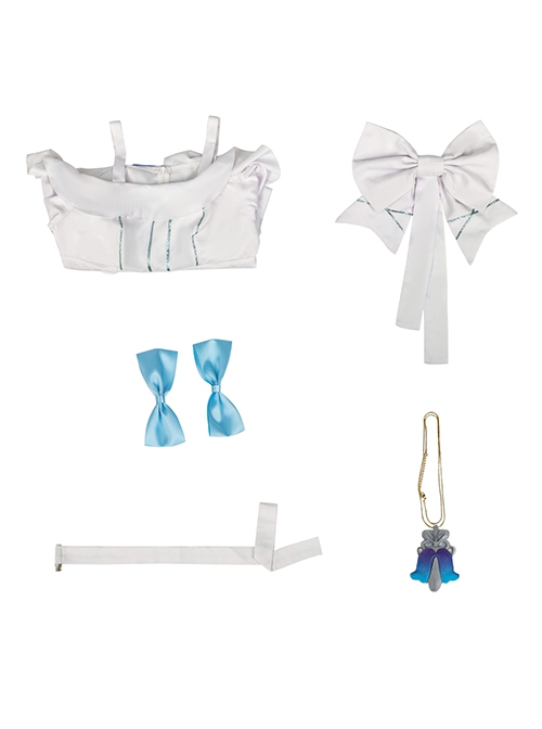 Game Genshin Impact Clervie Halloween Cosplay Costume Full Set
