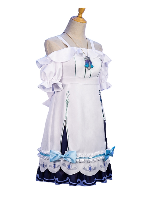 Game Genshin Impact Clervie Halloween Cosplay Costume Full Set