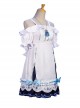 Game Genshin Impact Clervie Halloween Cosplay Costume Full Set