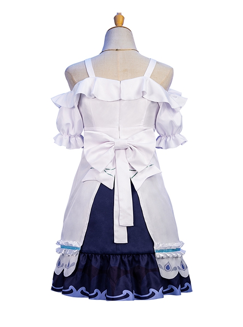 Game Genshin Impact Clervie Halloween Cosplay Costume Full Set