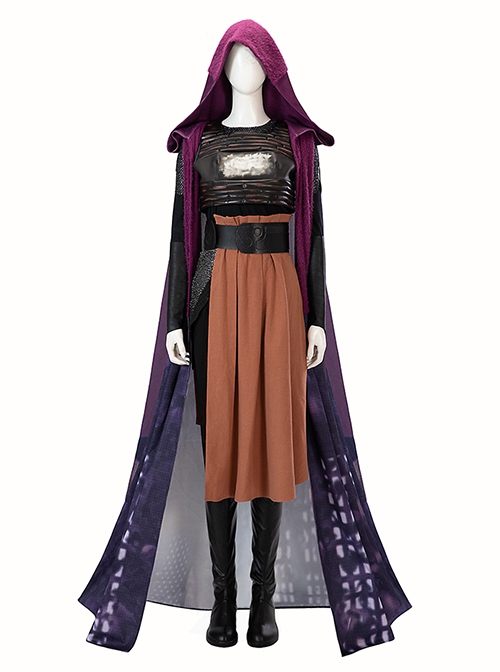 Star Wars TV The Acolyte Mae Halloween Cosplay Accessories Black Boots