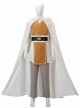 Star Wars TV The Acolyte Sol White Robe Version Halloween Cosplay Costume Set Without Boots