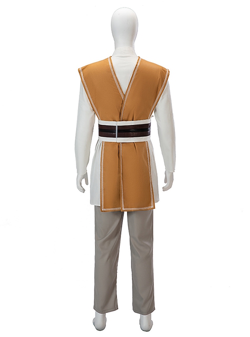 Star Wars TV The Acolyte Sol White Robe Version Halloween Cosplay Costume Set Without Boots