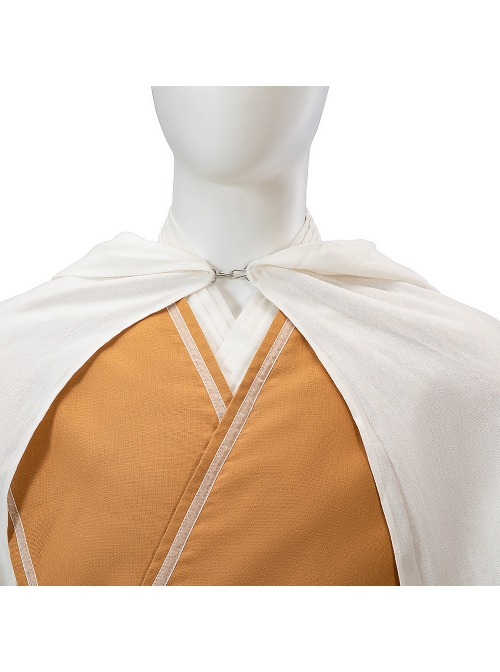 Star Wars TV The Acolyte Sol White Robe Version Halloween Cosplay Costume Set Without Boots