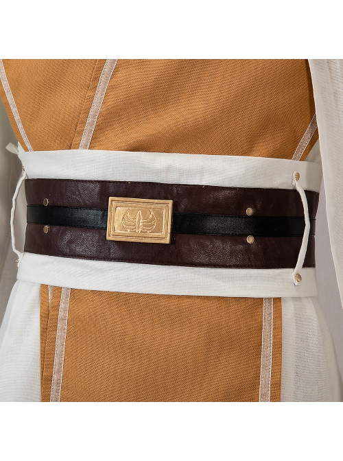 Star Wars TV The Acolyte Sol White Robe Version Halloween Cosplay Costume Set Without Boots