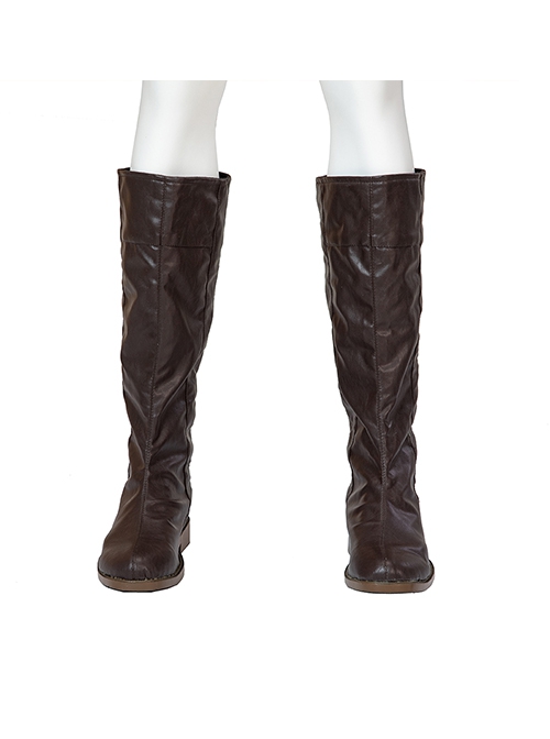 Star Wars TV The Acolyte Sol White Robe Version Halloween Cosplay Accessories Brown Boots
