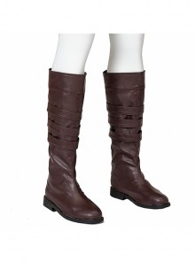 Star Wars TV The Acolyte Yord Fandar Halloween Cosplay Accessories Brown Red Boots