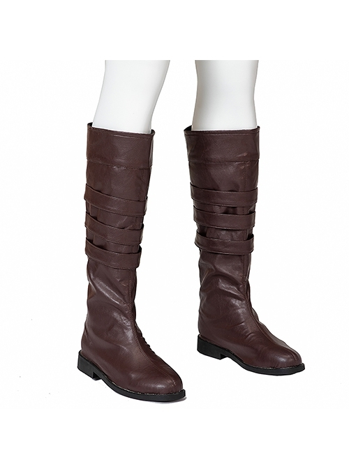 Star Wars TV The Acolyte Yord Fandar Halloween Cosplay Accessories Brown Red Boots
