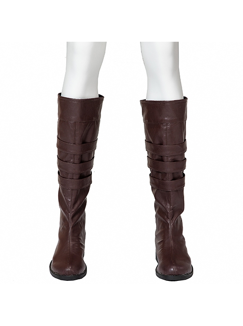 Star Wars TV The Acolyte Yord Fandar Halloween Cosplay Accessories Brown Red Boots