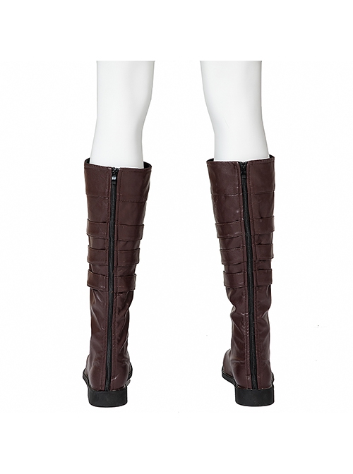 Star Wars TV The Acolyte Yord Fandar Halloween Cosplay Accessories Brown Red Boots
