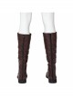 Star Wars TV The Acolyte Yord Fandar Halloween Cosplay Accessories Brown Red Boots