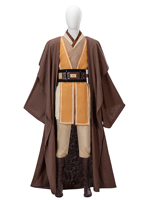 Star Wars TV The Acolyte Yord Fandar Halloween Cosplay Accessories Brown Red Boots