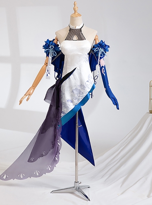 Game Honkai Impact 3 Seele Vollerei Mirrored Flourishes Halloween Cosplay Costume Full Set