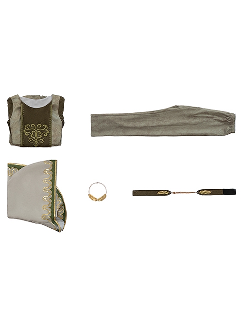 Game Dragon's Dogma 2 Doireann Halloween Cosplay Costume Set Without Shoes