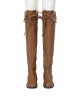 Game Dragon's Dogma 2 Doireann Halloween Cosplay Accessories Brown Boots