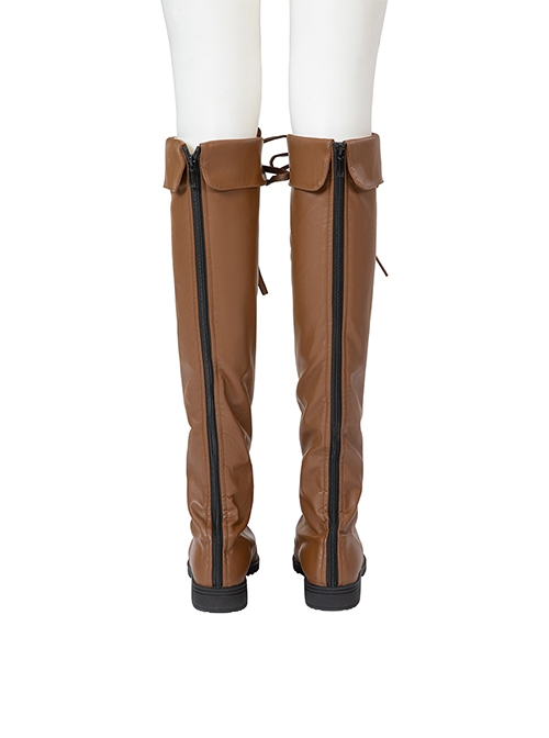Game Dragon's Dogma 2 Doireann Halloween Cosplay Accessories Brown Boots
