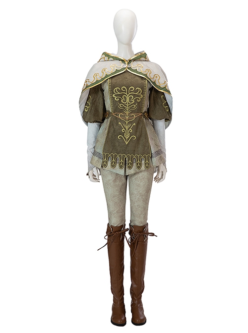 Game Dragon's Dogma 2 Doireann Halloween Cosplay Accessories Brown Boots
