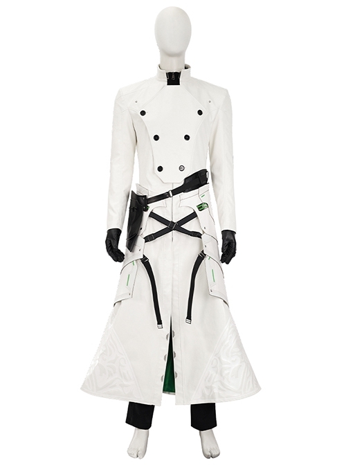Game Final Fantasy VII Sephiroth Life Stream Leather Version Armor Halloween Cosplay Costume Set Without Shoes Without Wig
