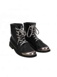 Game Final Fantasy VII Sephiroth Life Stream Leather Version Armor Halloween Cosplay Accessories Black Shoes