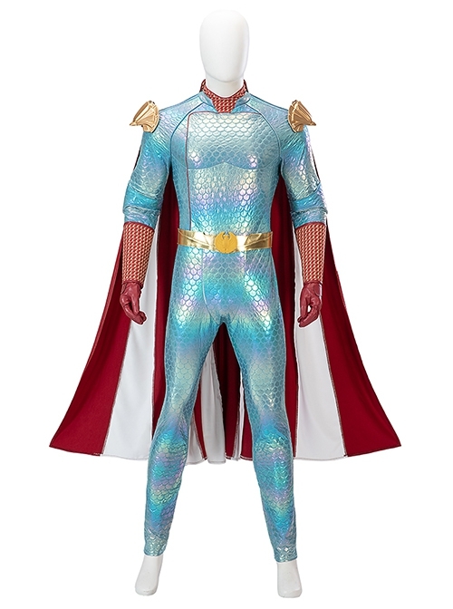 Drama The Boys Season 4 The Homelander Ice Snow Edition Halloween Cosplay Costume Set Without Shoes