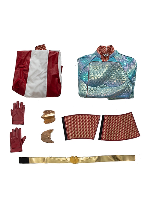 Drama The Boys Season 4 The Homelander Ice Snow Edition Halloween Cosplay Costume Set Without Shoes