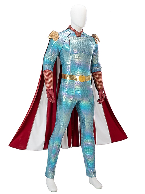 Drama The Boys Season 4 The Homelander Ice Snow Edition Halloween Cosplay Costume Set Without Shoes