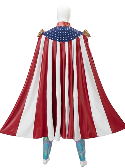 Drama The Boys Season 4 The Homelander Ice Snow Edition Halloween Cosplay Costume Set Without Shoes