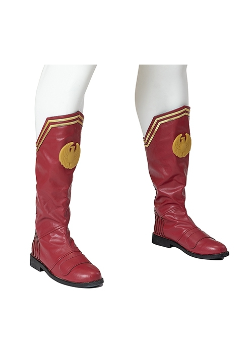 Drama The Boys Season 4 The Homelander Ice Snow Edition Halloween Accessories Red Boots