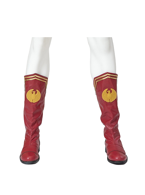 Drama The Boys Season 4 The Homelander Ice Snow Edition Halloween Accessories Red Boots