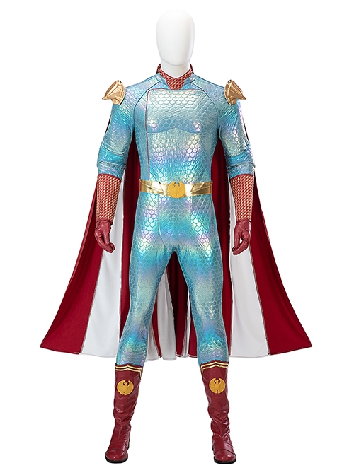 Drama The Boys Season 4 The Homelander Ice Snow Edition Halloween Accessories Red Boots