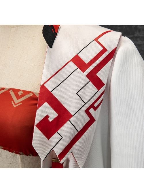 Game Arknights Nian Halloween Cosplay Costume Set Without Ear Ornament Without Earrings Without Ear Horns