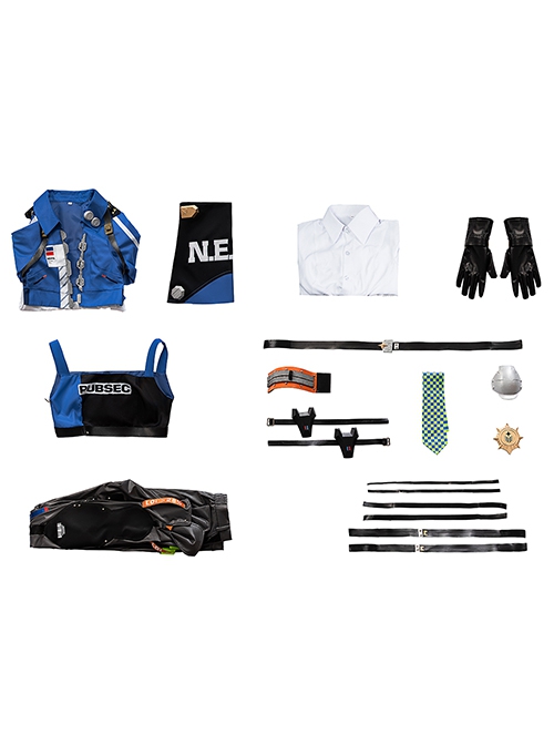 Game Zenless Zone Zero Zhu Yuan Halloween Cosplay Costume Full Set