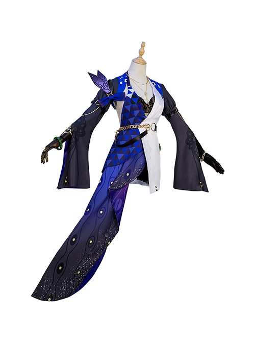 Game Honkai Star Rail Jade Halloween Cosplay Costume Normal Version Full Set